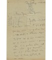 MANESSIER Alfred. Peintre abstrait. Lettre autographe (G 5934)