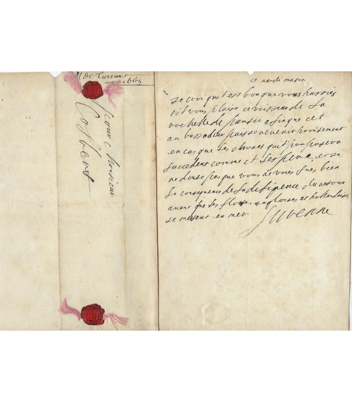 TURENNE Henri, Maréchal de France. Lettre autographe (G3920)