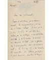 ROMAINS Jules. Ecrivain. Lettre autographe à l'éditeur Gallimard (G 5917)