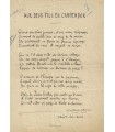 SAINT-POL-ROUX. Poète symboliste. Poème autographe (1936) "Aux deux fils du Campeador" (BL 27287)