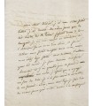 ARGOUT (Antoine, comte d'). Homme politique et Pair de France. Lettre autographe (G 592).