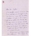 CORDAY (Michel). Romancier français. Lettre autographe (G 2055).