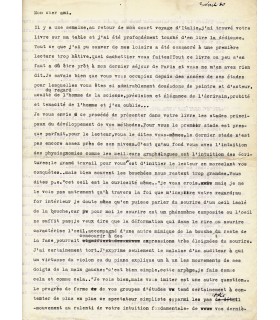 AMANN (Paul). Ecrivain et traducteur autrichien. Lettre dactylographiée signée (G 1392).