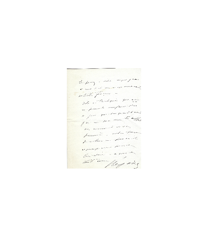 RÉJANE, actrice. Lettre autographe. G 4516