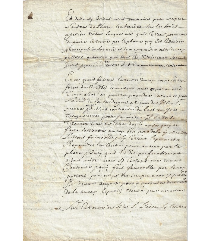 DUQUESNE Abraham, marquis de. Lieutenant-général de l'Armée navale. Pièce signée, 15 décembre 1675 (Réf. G 140)