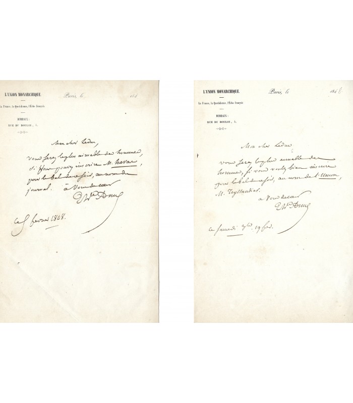 ANNE Théodore, dramaturge, librettiste et romancier. 9 Lettres autographes (G 5064)