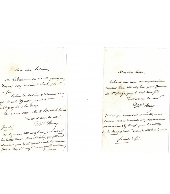 ANNE Théodore, dramaturge, librettiste et romancier. 9 Lettres autographes (G 5064)