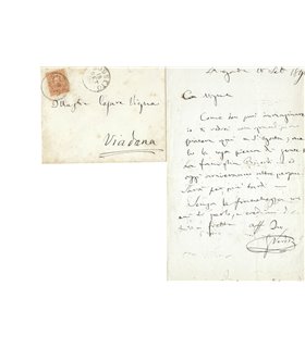 VERDI, compositeur, à son ami Cesare VIGNA.
