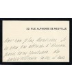 CAILLAUX Henriette, historienne de l'art. Carte autographe (G 5832).
