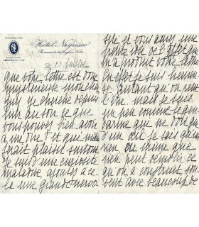 MORLAY Gaby, comédienne. Lettre autographe (G 5846)