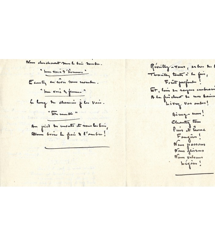 PHILIP Achille, organiste et compositeur. Lettre autographe (G 5943)