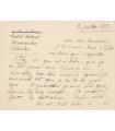 RENARD Jules, romancier et dramaturge. Carte autographe (G 5862)