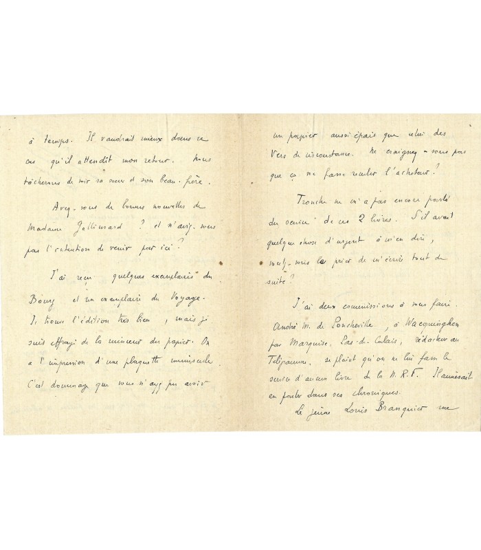 ROMAINS Jules, écrivain, philosophe, poète et dramaturge (G 5916)