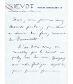 SAINT-SAËNS Camille, compositeur, pianiste virtuose et organiste. Lettre autographe (G 5766)