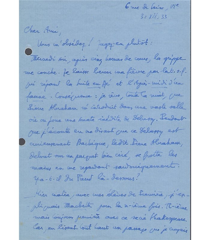 Lalou, lettre spirituelle à un journaliste
