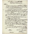 GASTELLIER René. Médecin épidémiologiste du XVIIIe siècle. Lettre (Réf. G 1078)