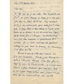 BRASILLACH Robert. Ecrivain, fusillé en 1945. Lettre à un ami (Sens, novembre 1943) (Réf. G 4979)