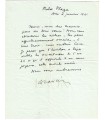 CARCO Francis. Poète et romancier. Lettre de voeux (Réf. G 2097)