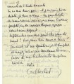 CORTOT Alfred. Pianiste virtuose. Un des plus grands pianistes du XXe siècle. Lettre à P. Leroi (Réf. G 5955)