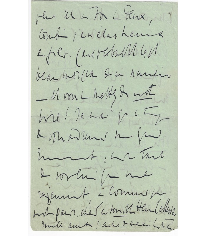 MAURRAS Charles. Ecrivain et homme politique nationaliste. Lettre à un confrère. "Noël" , sans date (Réf. G 5744)