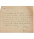 ROMAINS Jules. Ecrivain, poète, dramaturge. Membre de l'Académie française. Lettre, 11 septembre (1920 ?) (Réf. G 5915)