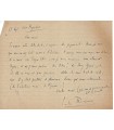 ROMAINS Jules. Ecrivain, poète, dramaturge. Membre de l'Académie française. Lettre, 11 septembre (1920 ?) (Réf. G 5915)
