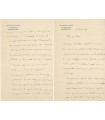 WALLON Henri. Psychologue, médecin. Initiateur de la réforme Langevin-Wallon. Lettre de 6 pages, janvier 1931 (Réf. G 1443)