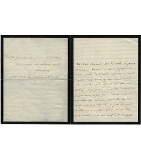 FAVRE Jules. Avocat et homme politique. Chef de file de l'opposition républicaine sous le Second Empire. Lettre, 1873