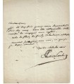 FEUILLET DE CONCHES. Diplomate, collectionneur d'art et d'autographes. 3 lettres (Réf. G 5879)