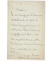 HAUSSONVILLE Comte d'. Avocat. Homme politique, essayiste. Lettre. (E 10598)