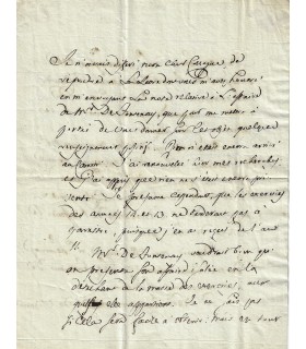 CORVETTO Louis Emmanuel. Comte d'Empire. Ministre des Finances. Lettre, 27 décembre 1814 (Réf. G 541)
