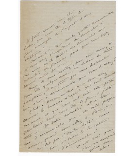 HENNEQUIN Alfred Nicolas. Dramaturge, librettiste d'origine belge. Lettre, août 1876 ( E 10599)