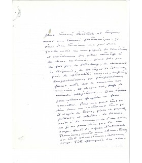 ROUSSIN André, dramaturge. Billet autographe (G 3267)