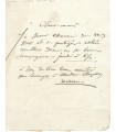 ZIEM Félix, peintre. Lettre autographe (G 3821)