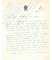 BROGLIE Albert de, diplomate. Lettre autographe (G 2699)