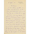 EIFFEL Gustave, ingénieur, concepteur de la Tour Eiffel. Lettre Autographe (G 3996)