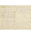 EIFFEL Gustave. Ingénieur. Concepteur de la Tour Eiffel. Lettre, 12 septembre 1910 (Réf. G 3997)