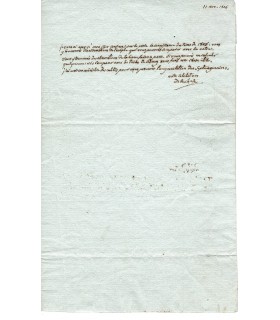 LALANDE Joseph, astronome. Membre de l’Académie des Sciences (1753). Lettre autographe (Réf. G 421)