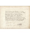 BERTON Henri Montan, compositeur. Manuscrit Autographe (G 350)