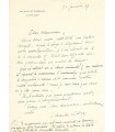 VILDRAC Charles, poète, dramaturge. Lettre autographe, 1947 (Réf. G 5827)