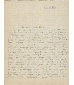 SARTRE Jean-Paul. Philosophe. Intellectuel engagé. Lettre d'amour à Wanda Kosakiewicz (Réf. G 3429)