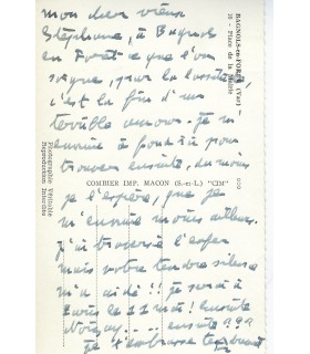 POULENC Francis, compositeur. Lettre autographe à Stéphane AUDEL, 13 avril 1959 (Réf. G 5986)