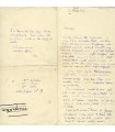Lurçat Jean. Peintre, créateur de tapisseries. Lettre autographe à Marthe Hennebert, 1er août 1915  (Réf. G 5720)