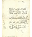 Lurçat Jean. Peintre, créateur de tapisseries. Lettre autographe à Marthe Hennebert, (vers 1919 ?) (Réf. G 5715)