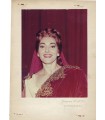 CALLAS Maria, cantatrice grecque. Photographie argentique couleurs (G 6072)