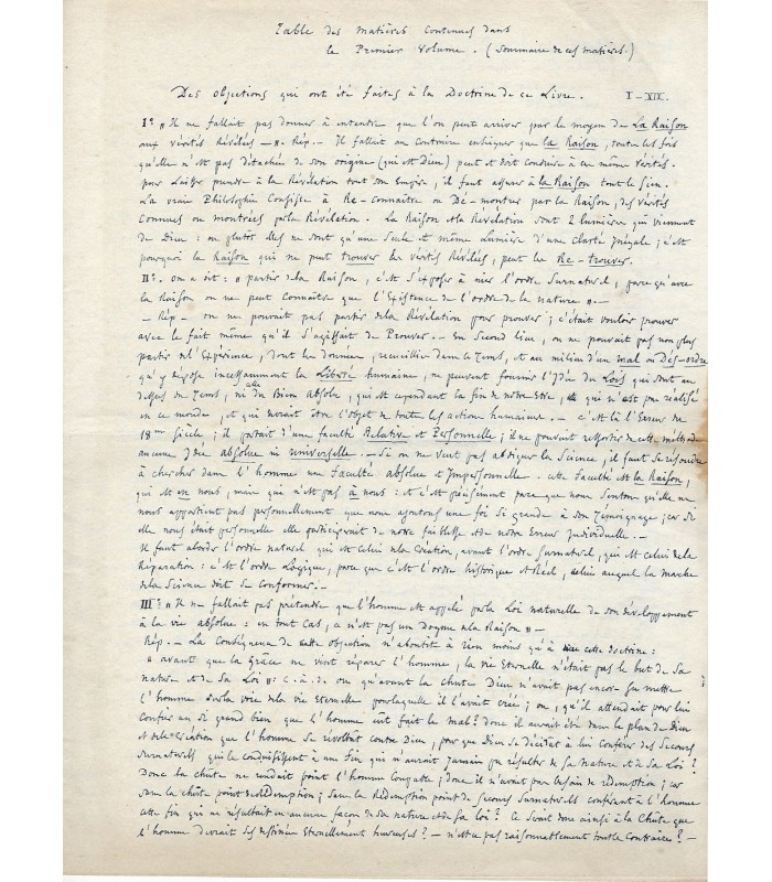 GOUNOD Charles. Compositeur. prix de Rome en 1839. Auteur de Faust. Manuscrit Autographe (Réf. G 4841)