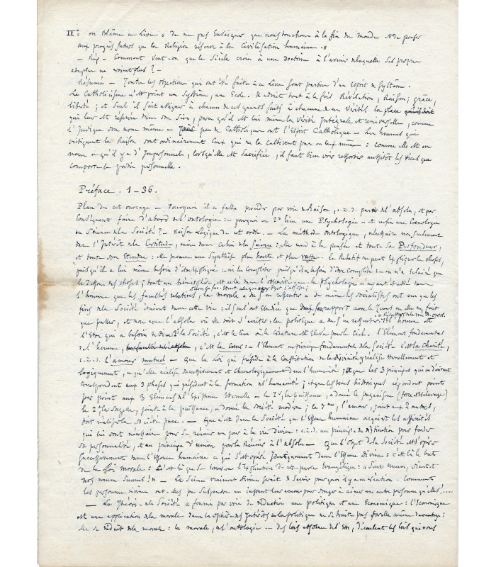 GOUNOD Charles. Compositeur. prix de Rome en 1839. Auteur de Faust. Manuscrit Autographe (Réf. G 4841)