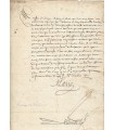 MEDICIS  MARIE DE. Née à Florence. REINE DE FRANCE et REGENTE DE FRANCE. Lettre Signée, 16 octobre 1611 (Réf. G 3785)