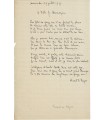 NAJAC Raoul de, auteur dramatique. Maire de Pont L'Abbé. Poème autographe, 1877 (Réf. E 10144)