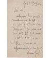 RAVEL Maurice. Compositeur. Lettre autographe à Roland Manuel ou Lucien Garban, 24 avril 1922 (Réf. G 3382)